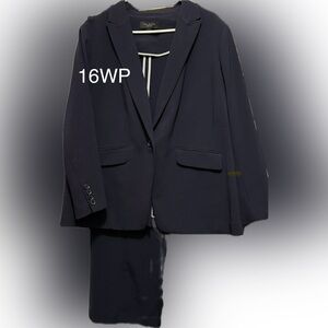 Talbot’s travelers, wrinkle resistant suit!